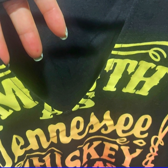 Tennessee Whiskey Graphic Tee Tshirt Neon Letters - Picture 3 of 6